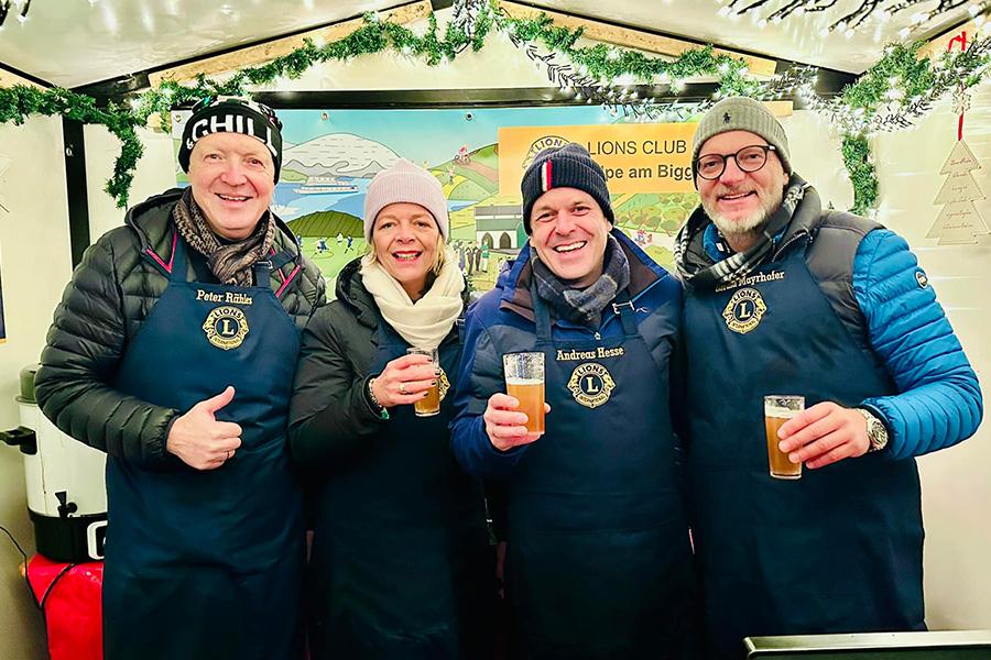 Lions Verkaufsstand